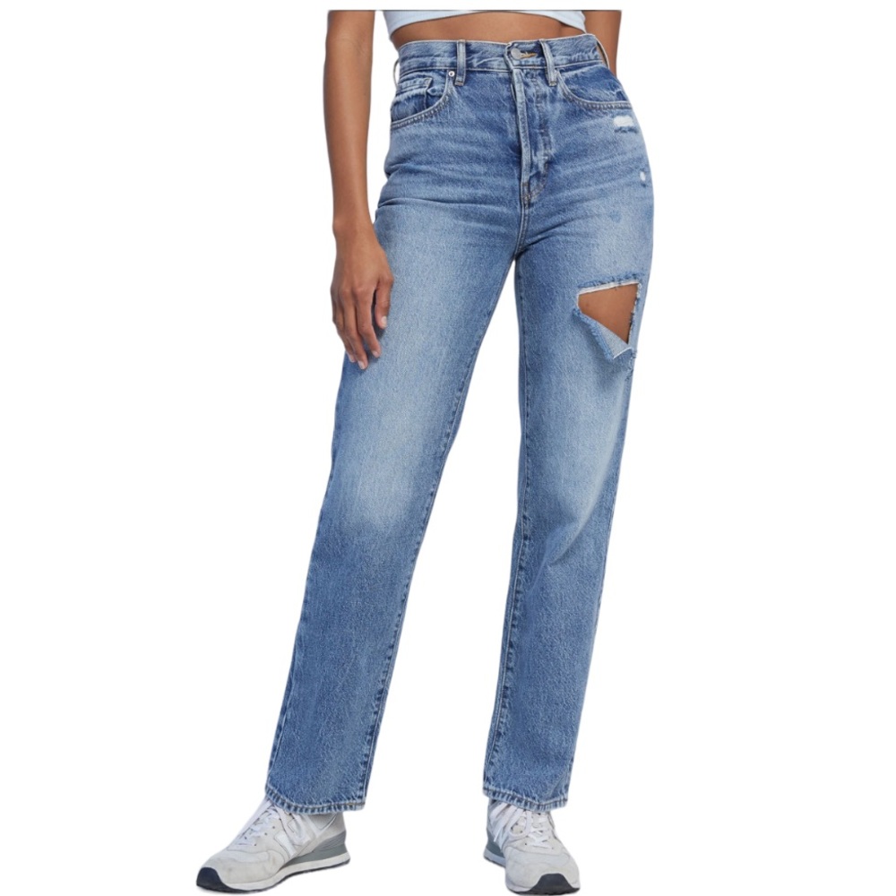 Pacsun high rise ripped dad Jean straight‎ leg jeans 30 NWT